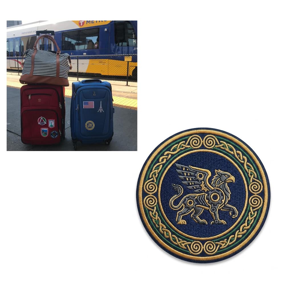 Premium Custom Embroidered Logo Badge