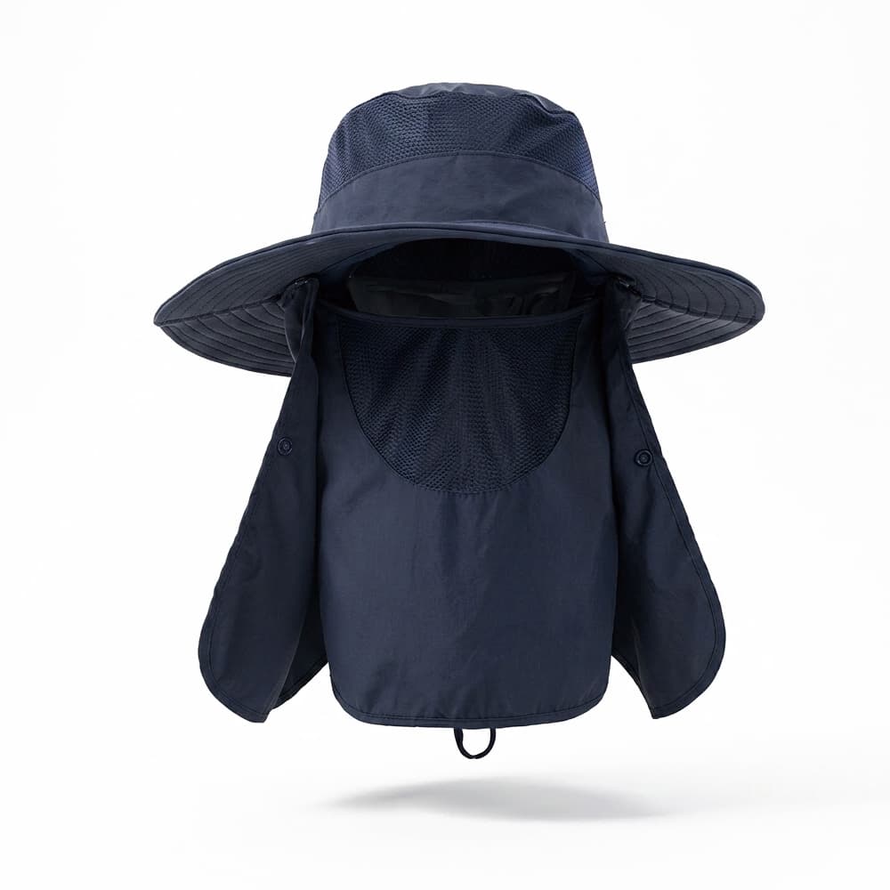 Sun Bucket Hat w/ Removable Neck Flap gallery 3