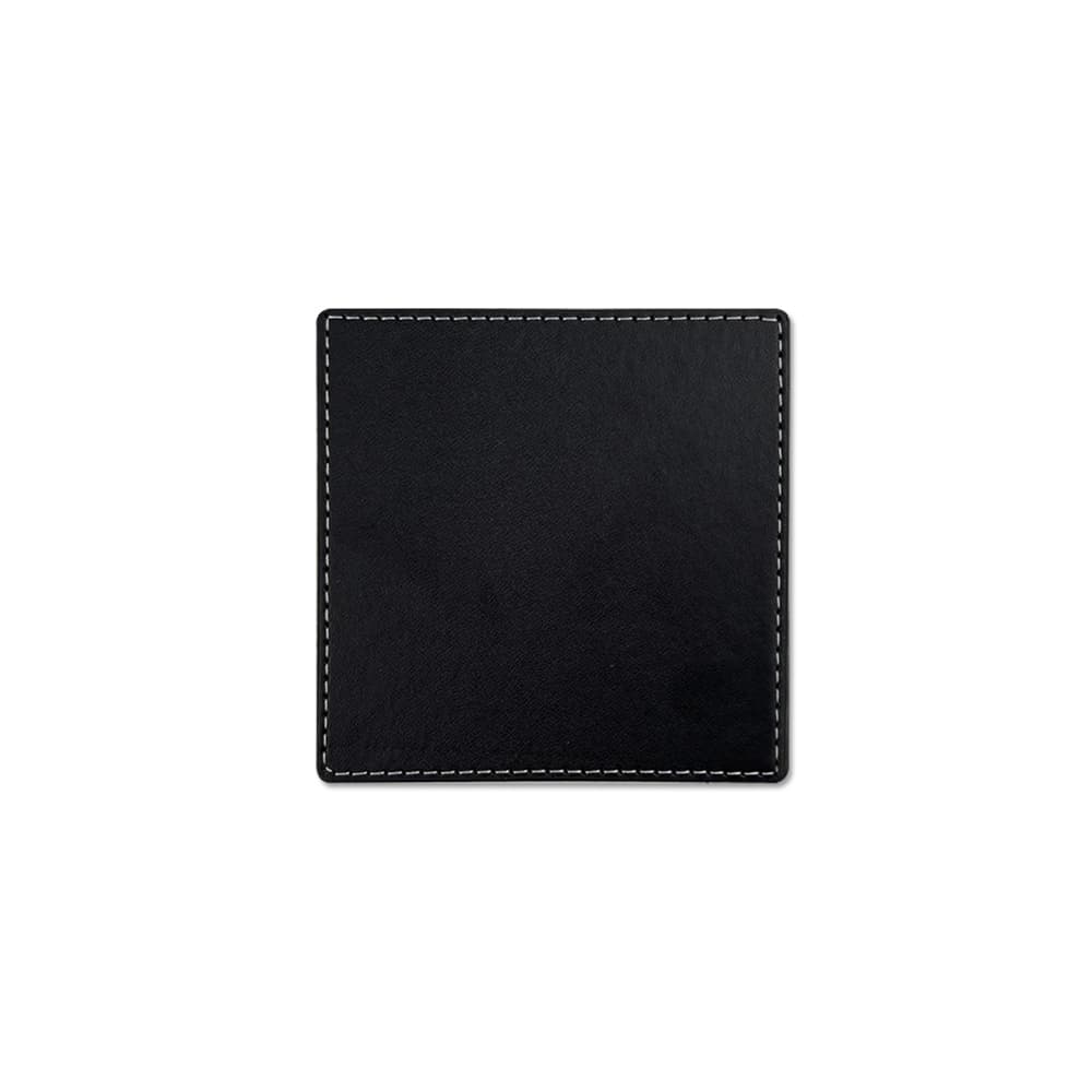 PU Leather Square Drink Coasters Set gallery 3