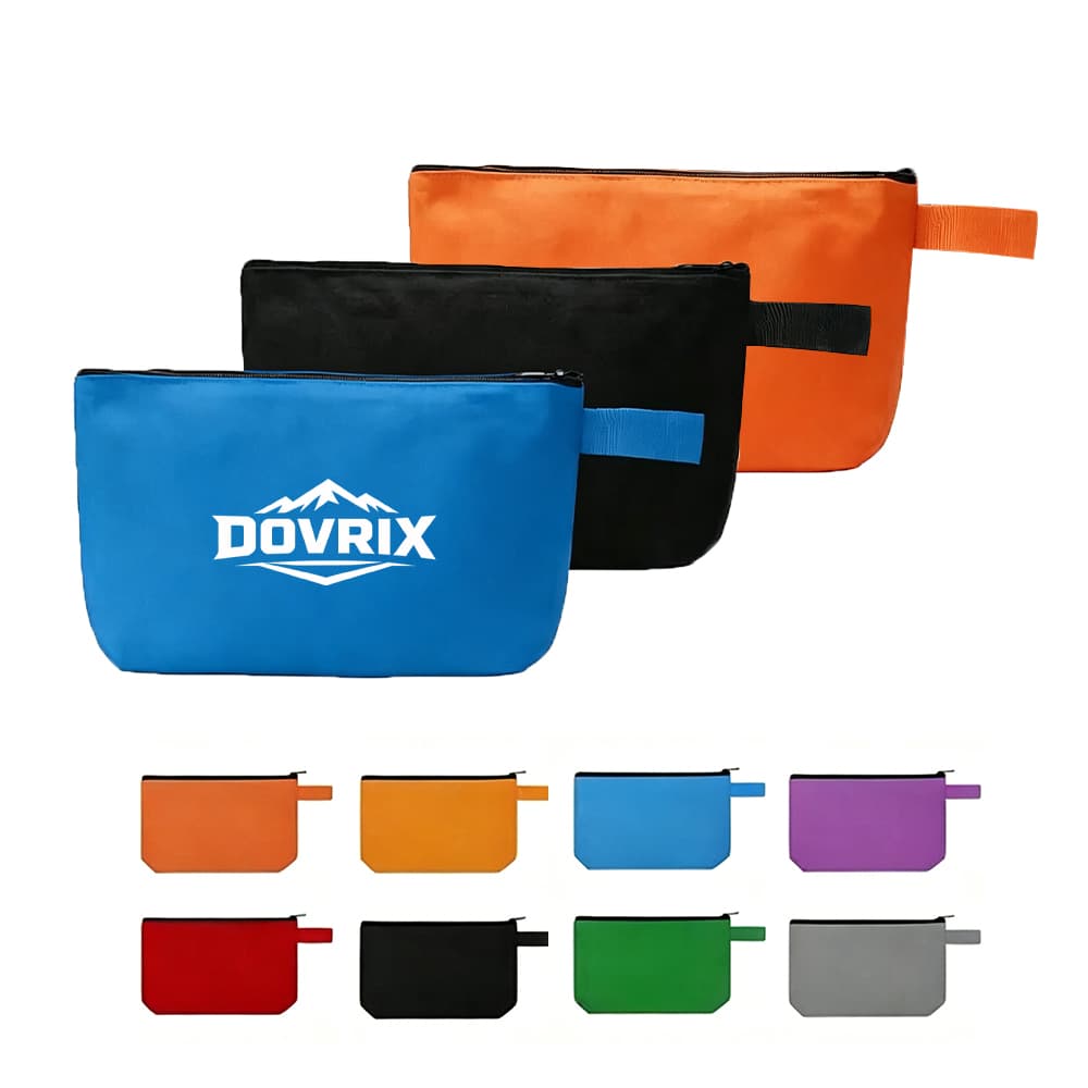 Canvas Zip Pouch & Travel Organizer