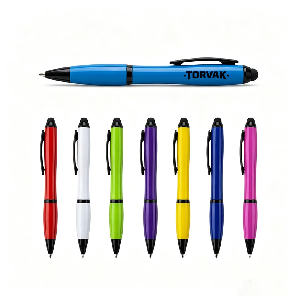 Twist Action Silicone Stylus Pen - Custom Wholesale PENS BALLPOINT TWIST ACTION | Alogo Solutions