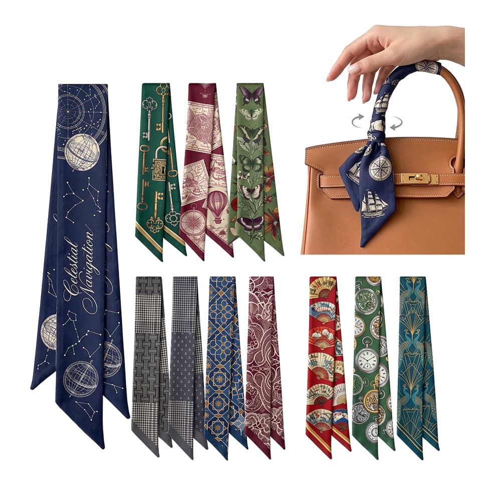 Polyester Skinny Scarf - Custom Wholesale SCARVES | Alogo Solutions