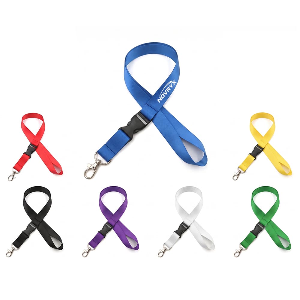 3/4 Inch Polyester Neck Lanyard w/ Lobster Clasp - Custom Wholesale LANYARDS | Alogo Solutions