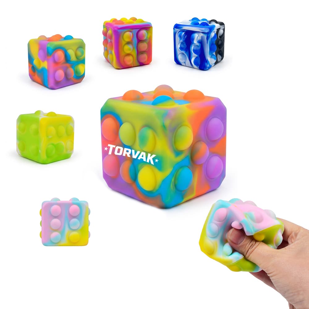 Silicone Sensory Pop Bubble Cube - Custom Wholesale STRESS RELIEVERS GENERAL | Alogo Solutions