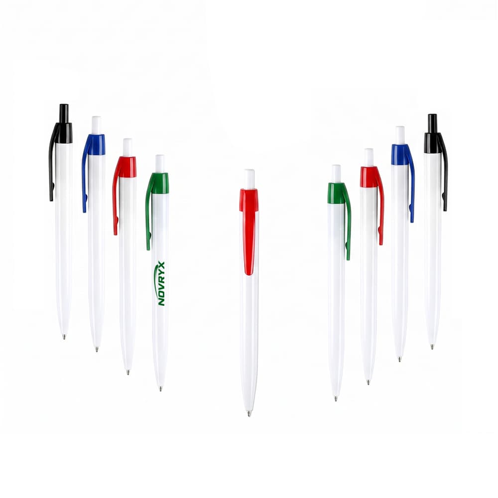 Recycled Barrel Ballpoint Pen - Custom Wholesale PENS BALLPOINT PLUNGER ACTION | Alogo Solutions