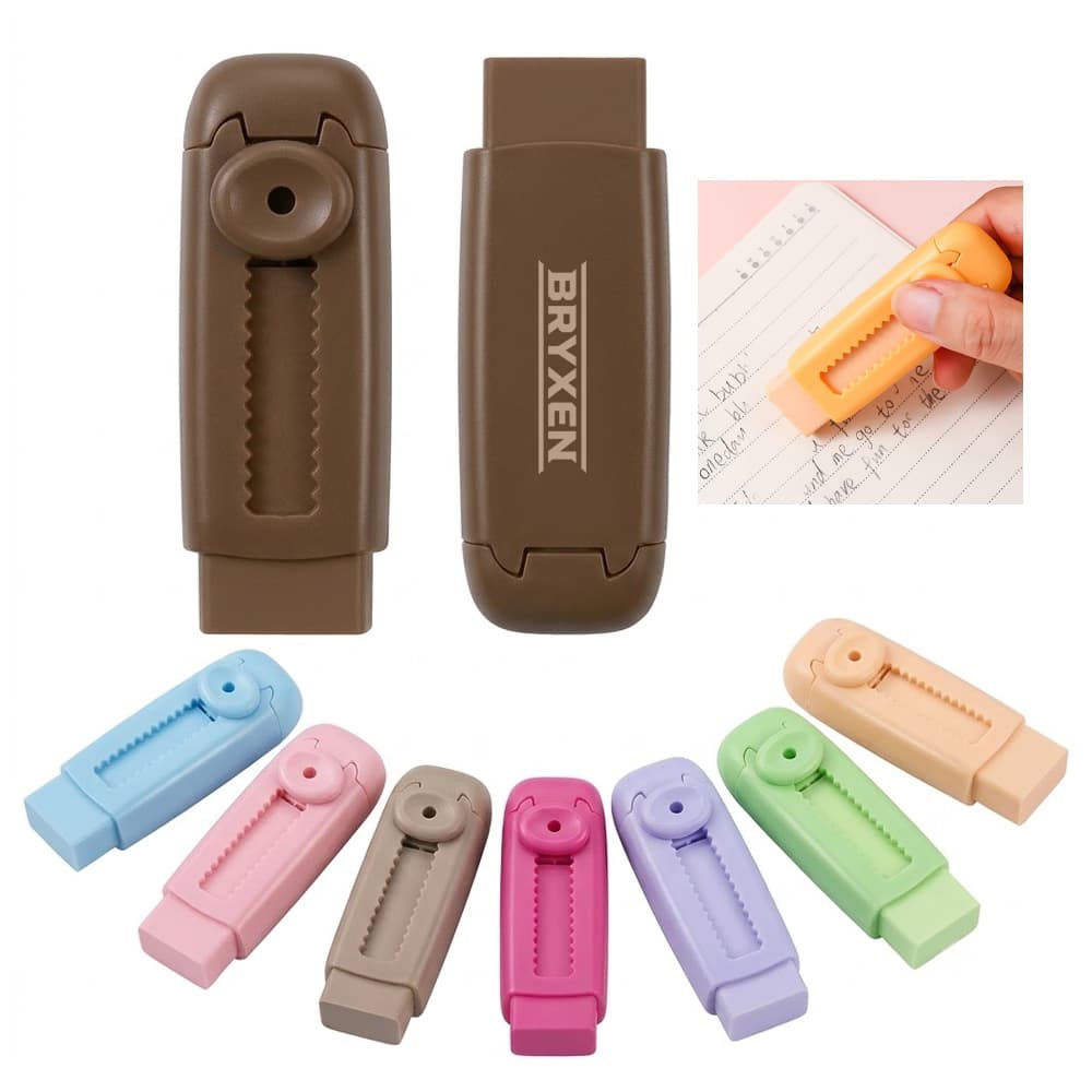 Extendable Push Pencil Eraser - Custom Wholesale ERASERS | Alogo Solutions