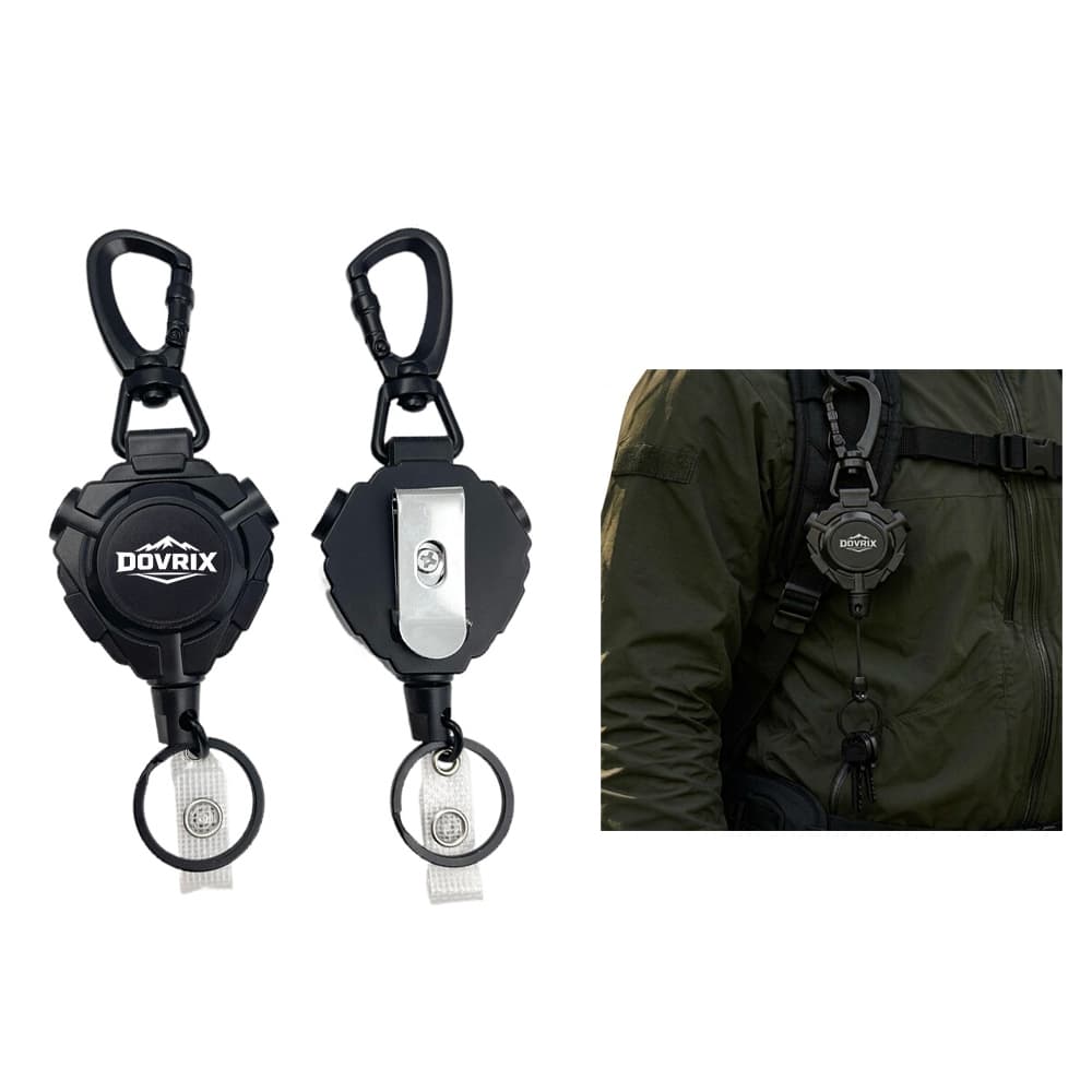 Extended Cord Badge Reel w/ Clip - Custom Wholesale BADGE HOLDERS RETRACTABLE | Alogo Solutions