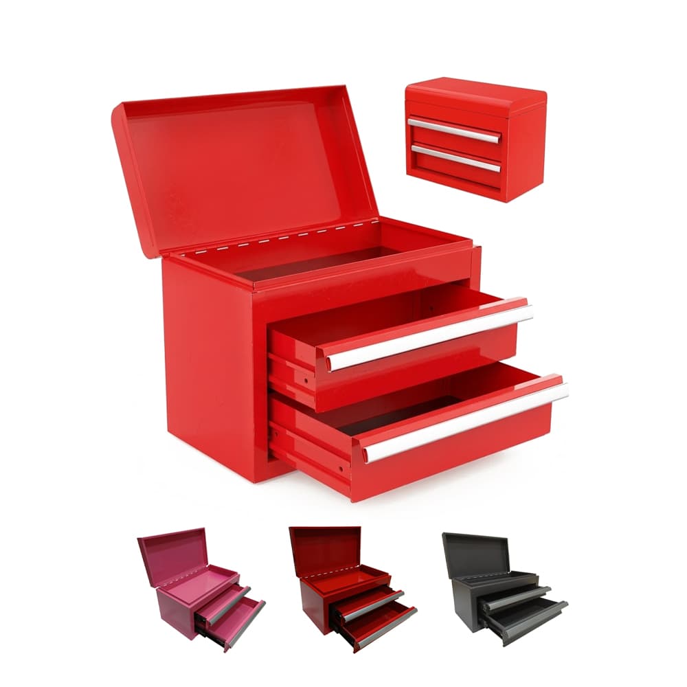Compact Metal Tool Box w/ Drawers - Custom Wholesale TOOL BOXES | Alogo Solutions